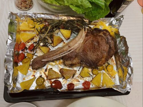 Click to view full screen Australian tomahawk steak, approximately 1.2 kg photo review